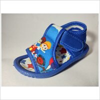Kids Sandals - Plastic Canvas Material, Pu Outsole, Water Resistant, Washable | Velcro Closure, Cartoon Print, Breathable Design, Flexible Comfort