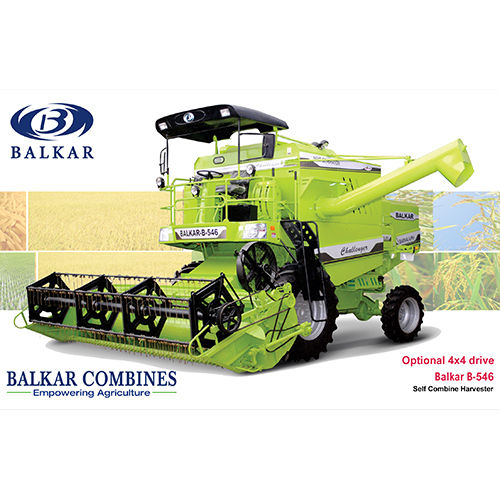 Balkar B-546 Combine Harvesters Engine Type: Air Cooled