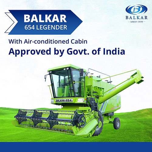 Balkar-654 Legender With Air-Conditioned Cabin Combine Harvester