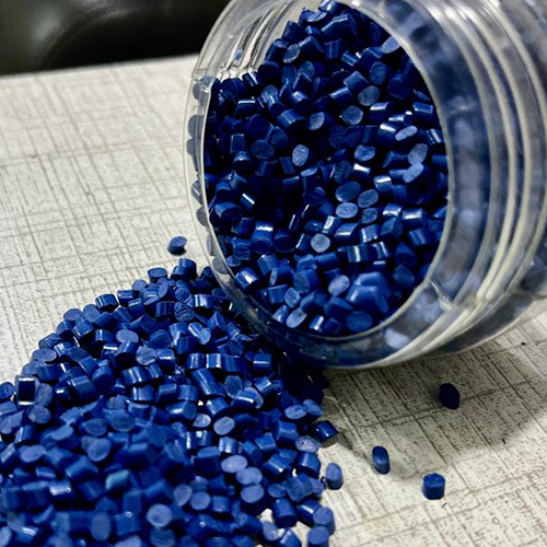 ABS Navy Blue Plastic Granules
