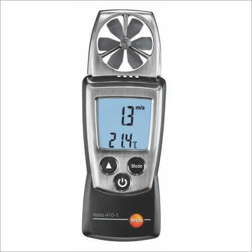 Testo 410-1 Vane Anemometer For Air Velocity And Temperature