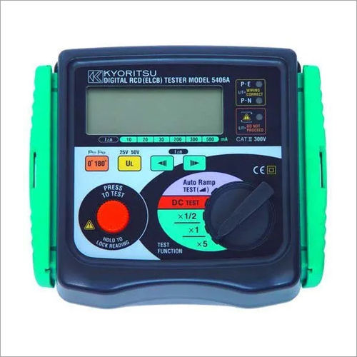 Green/Black Kyoritsu 5406A Rcd Testers