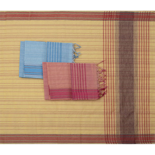 Kollam Katari Cotton Saree - Color: Multicolor