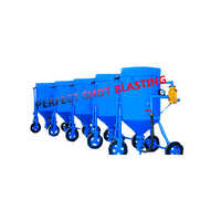 Portable Abrasive Blasting Machine - Blue, Automatic Operation, Electric Powered | Efficient Surface Treatment, On-site Cleaning, High-quality Finishes, Environmentally Friendly