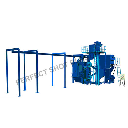 I Beam Type Shot Blasting Machine - Color: Blue