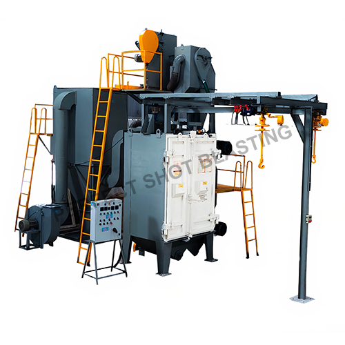 Perfect Hanger Type Shot Blasting Machine - Color: Grey-Yellow