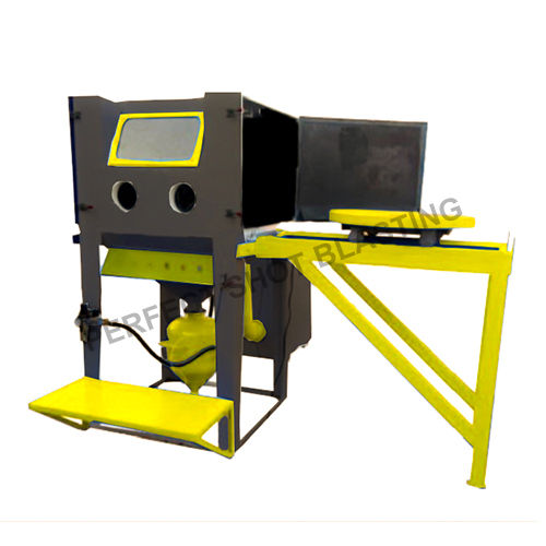 Grey-Yellow Suction Blasting Machine Track Changer