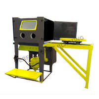 Track Changer Suction Blasting Machine - Color: Grey-yellow