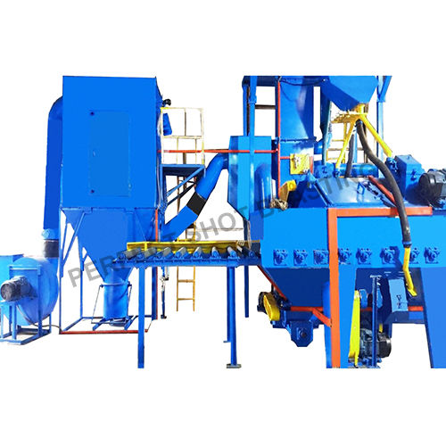 Blue Roller Conveyor Machine