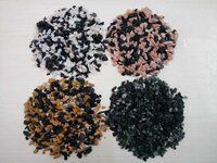 aquarium tank used multicolored attractive natural round gravels and pebbles stone