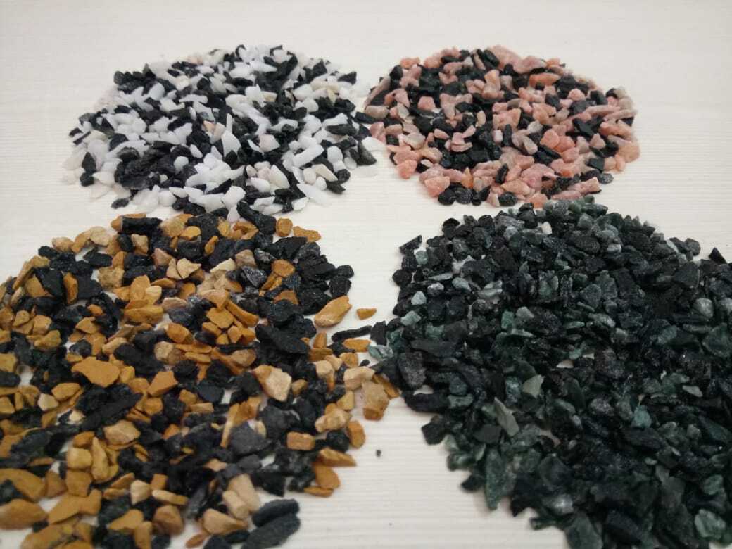 aquarium tank used multicolored attractive natural round gravels and pebbles stone