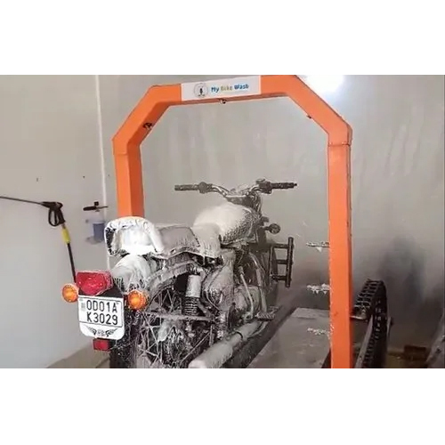 Automatic Bike Wash Machine