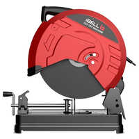 Red Steel Rod Cutting Machine