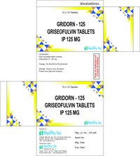 250 mg Griseofulvin Tablets IP