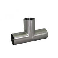 Silver 304 L And 316l Stainless Steel Equal Tee