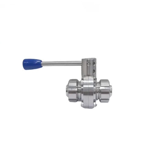 304L Stainless Steel Union SMS End Butterfly valve
