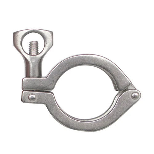 Silver Steel Tri Clover Clamp