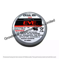 EVE ER32L100 3.6volt Li-SOCL2 Battery