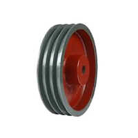 Plat Type V Belt Pulley - Color: Silver