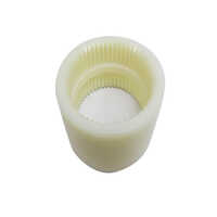 Nylon Sleeve Coupling - Nylon Material, 8000 Rpm Max Speed, White Color, Round Shape | Flexible For Industrial Use, Vibration Dampening
