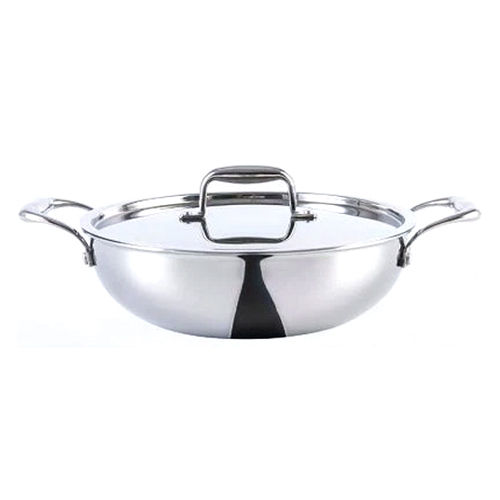 Tri Ply Stainless Steel Kadai