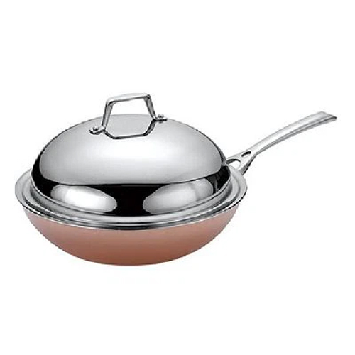 Tri-Ply Copper Wok
