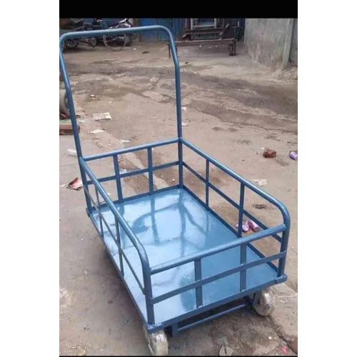 Platform Mild Steel Material Handling Trolley