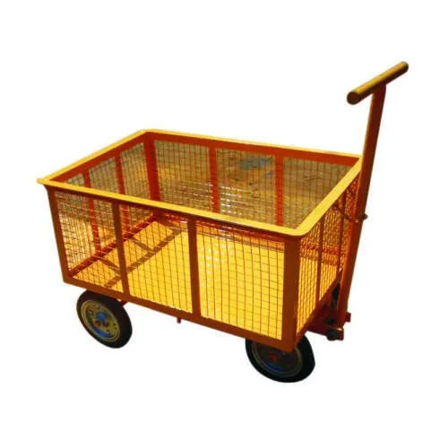 Platform Mild Steel Material Feeding Trolley