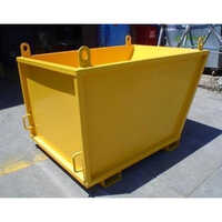 Material Handling Bin - Mild Steel, Up To 500 Kg Load Capacity, Rectangular Shape, Powder Coated Finish | Strong And Durable Hydraulic Powered Solution