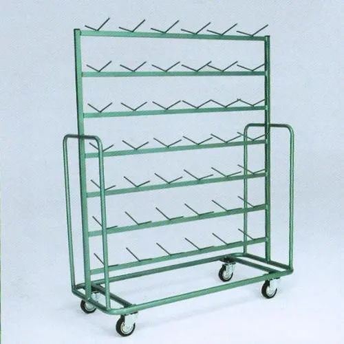 Platform Mild And Stainless Steel Bobbin Trolley