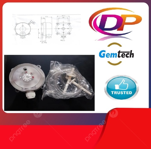930.86 Gemtech Air Differential Pressure switch 1000 - 5000 PA by Rajkot Gujarat