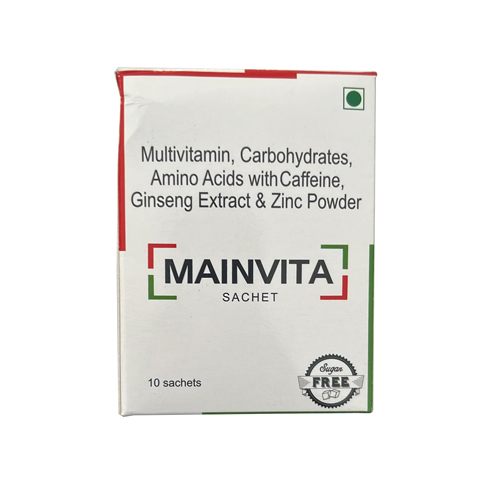 Multivitamin Carbohydrates Amino Acids With Zinc Powder Sachet