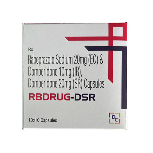 Rabeprazole Sodium 20Mg (Ec) And Domperidone 10Mg (Ir) Domperidone 20Mg (Sr) Capsules General Medicines