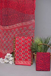 UnStitched Block Printed Suits Material