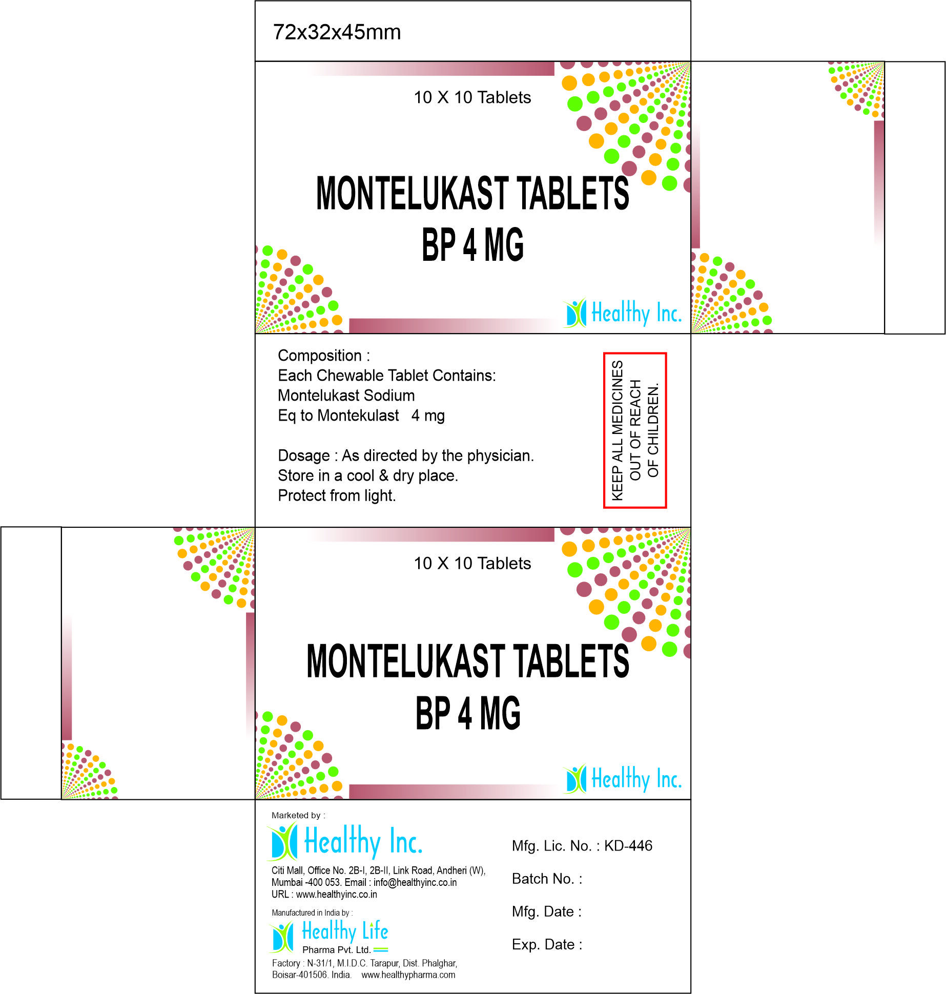 Montelukast tablets