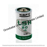Saft LSH20 3.6volt Size: D Li-SOCL2 Battery