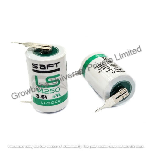Saft LS14250 with Pin 3.6volt Size: 1/2AA Li-SOCL2 Battery
