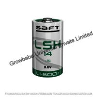 Saft LSH14 3.6volt Size: C Li-SOCL2 Battery
