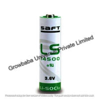 Saft LS14500 3.6volt Size: AA Li-SOCL2 Battery