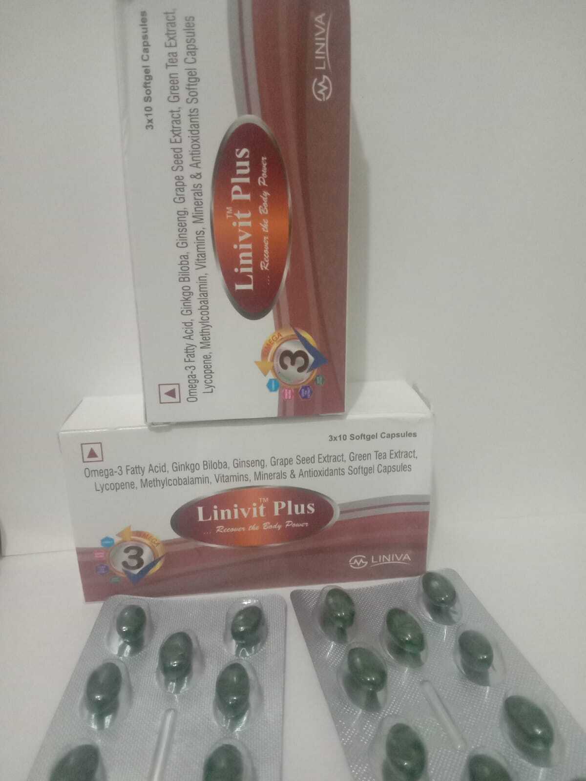 LINIVIT-PLUS (Omega 3 Fatty Acid And Multivitamins Capsule)