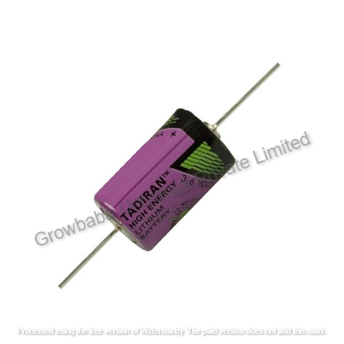 Tadiran TL5902 with Axial Lead 3.6volt Size: 1/2 AA Li-SOCL2 Battery