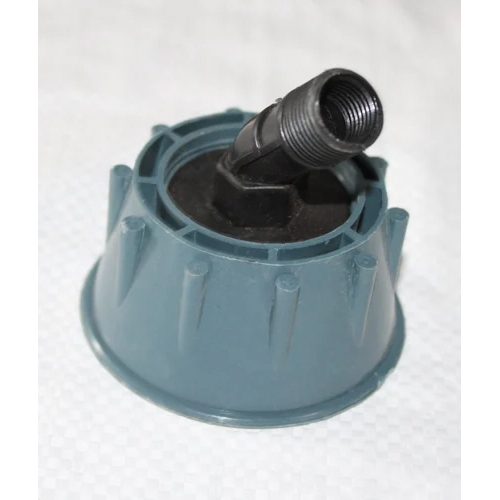 HEAVY BEND NOZZLE 3-4-5-6 HOLE - ABS Material, Orange/Grey Color | Designed for Agricultural Use, Multiple Hole Options for Versatile Application