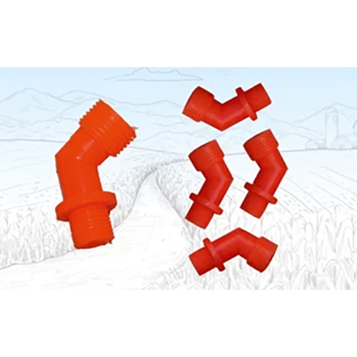 Nozzle Elbow - Plastic Material, Red Color | Sprayer Component for Versatile Applications