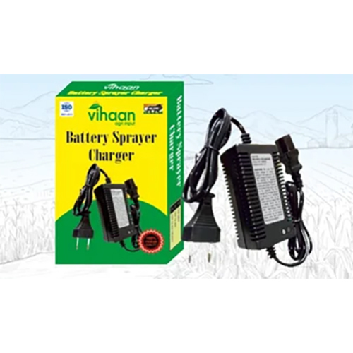 BATTERY SPRAYER CHARGER 12V12AH - Plastic Construction 12V12AH Battery Capacity Sleek Black Design | Ideal for Efficient Spraying Applications