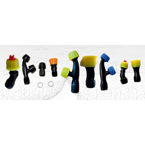 NOZZLE SET 3 TYPES - PVC Material , Black Color with Versatile Applications for Various Spraying Needs