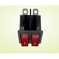 Vihaan Double Switch - Pvc Material, Red And Black Color | Dual Functionality And Safety Features
