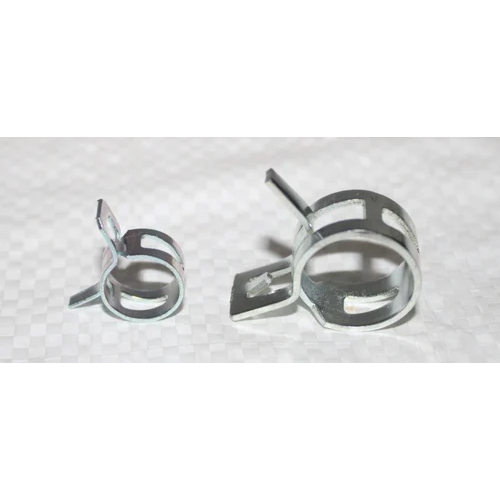 SMALL PUSH CLAMP - Mild Steel, Silver | Ideal for Spraying Applications