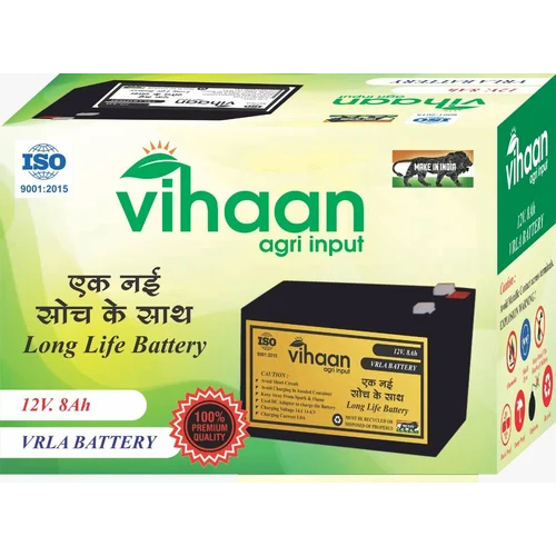 VIHAAN BATTERY 12V8AH