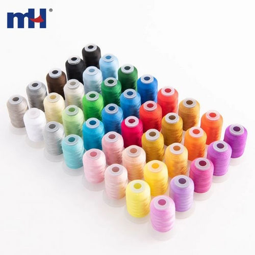 500M Embroidery Thread Set Polyester Embroidery Machine Thread Kit 40 Colors Embroidery Thread Set Factory Supply