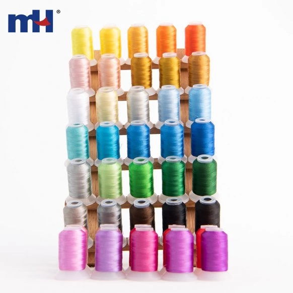 500M Embroidery Thread Set Polyester Embroidery Machine Thread Kit 40 Colors Embroidery Thread Set Factory Supply